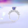 Wholesale Women's 925 Silver Geometric Minimalist Ring With Diamond Treatment