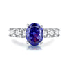 Wholesale Women's 925 Silver Geometric Minimalist Ring With Diamond Treatment
