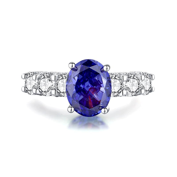 Wholesale Women's 925 Silver Geometric Minimalist Ring With Diamond Treatment