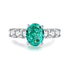 Wholesale Women's 925 Silver Geometric Minimalist Ring With Diamond Treatment