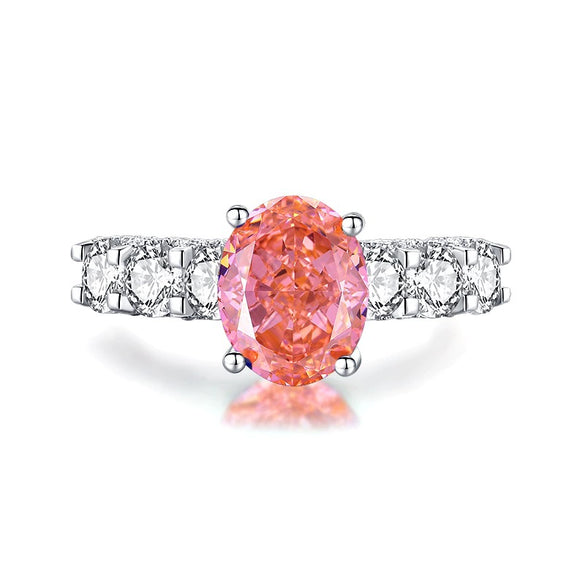 Wholesale Women's 925 Silver Geometric Minimalist Ring With Diamond Treatment