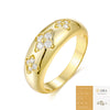 Wholesale Women's 925 Silver Geometric Moissanite Ring Set With Diamonds Fashion Style