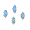 Wholesale Women's 925 Silver Geometric Simple Earrings Set With Precious Stones