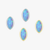 Wholesale Women's 925 Silver Geometric Simple Earrings Set With Precious Stones