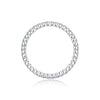 Wholesale Women's 925 Silver Geometric Style Ring Set With Diamonds