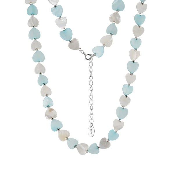 Wholesale Women's Silver Jewelry Geometric Light Luxury Minimalist Style Electroplated Necklace Bracelet Earrings With String Of Pearls Chain