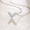 Wholesale Women's 925 Silver Love Heartshaped Pendant Necklace With Micro Diamond And Ushape Design
