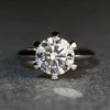 Wholesale Women's 925 Silver Moissanite Ring With Geometric Style And Electroplating Process