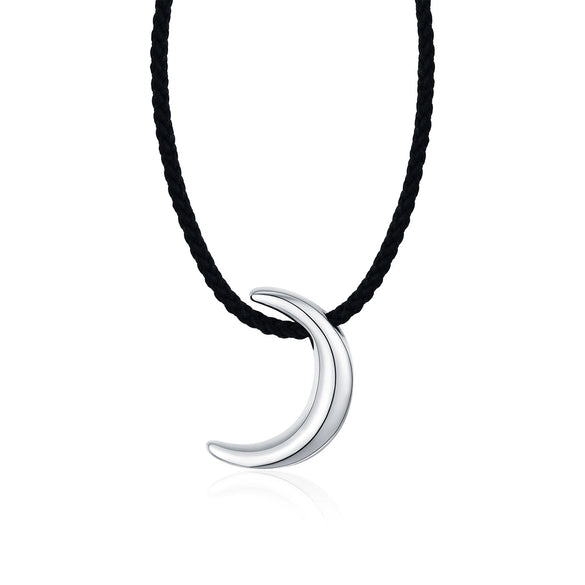 Wholesale Women's 925 Silver Moon Pendant Clavicle Chain With Electroplating Versatile And Minimalist Style