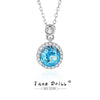 Wholesale Women's 925 Silver Necklace With Moissanite And Geometric Style