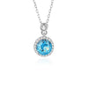 Wholesale Women's 925 Silver Necklace With Moissanite And Geometric Style