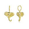 Wholesale Women's Silver Needle Copper Animal Zodiac Style Electroplated Earrings