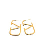 Wholesale Women's Silver Needle Hollow Flower Tassel Earrings With Real Gold Electroplating Zircon Star Pattern