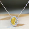 Wholesale Women's 925 Silver Pigeon Egg Shaped Clavicle Chain With Geometric Pattern And Electroplating Treatment