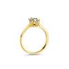 Wholesale Women's 925 Silver Ring With Moissanite Diamond And Geometric Design