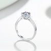 Wholesale Women's 925 Silver Ring With Sunflower Design And Moissanite Electroplated Geometric Style
