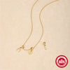 Wholesale Women's Silver 925 Silver Horseshoe Love Zircon Geometric Pendant Necklace With Removable Adjustable O Chain Electroplating