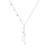 Wholesale Women's 925 Silver Star Shaped Pendant Necklace With Electroplating And Tassel Yshaped Clavicle Chain