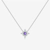 Wholesale Women's Silver 925 Sterling Flower Pendant Clavicle Chain With Geometric Pattern And Electroplated Platinum 18K Gold Design