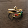 Wholesale Women's Silver Worry Ring With Geometric Pattern And Electroplating Treatment