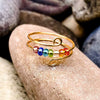 Wholesale Women's Silver Worry Ring With Geometric Pattern And Electroplating Treatment