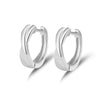 Wholesale Women's 225 Silver Xshaped Cross Electroplated Niche Geometric Earrings