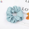 Wholesale Women's Simple Basic Fabric Plaid Handmade Hair Ring Headwear