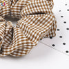 Wholesale Women's Simple Basic Fabric Plaid Handmade Hair Ring Headwear