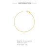 Wholesale Women's Simple Daily Basic Chain Bracelet In Geometric Style Made Of S925 Sterling Silver With Electroplating Treatment