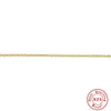 Wholesale Women's Simple Daily Basic Chain Bracelet In Geometric Style Made Of S925 Sterling Silver With Electroplating Treatment
