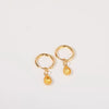 Wholesale Women's Simple Dropshaped Diamond Design Copper And Stainless Steel Earrings