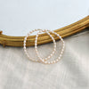 Wholesale Women's Simple Elastic Bracelet With Natural Freshwater Pearls And Gold Beads Copper Alloy Accessories