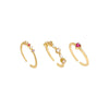 Wholesale Women's Simple Elegant Cold Style Light Luxury Love Zircon Ring Copper Electroplating Heart Shape Hand Jewelry