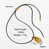 Wholesale Women's Simple Fashion Exaggerated Hollow Five Pointed Star And Heart Pendant Necklace With Wax Rope Chain Made Of Stainless Steel With Electroplating Treatment