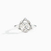 Wholesale Women's Simple Fashion Geometric S925 Sterling Silver Zircon Ring Jewelry With Electroplating