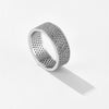 Wholesale Women's Simple Fashionable Ring With Electroplated Copper Material And Geometric Style