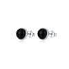 Wholesale Women's Simple Geometric Agate Inlaid 925 Sterling Silver Earrings