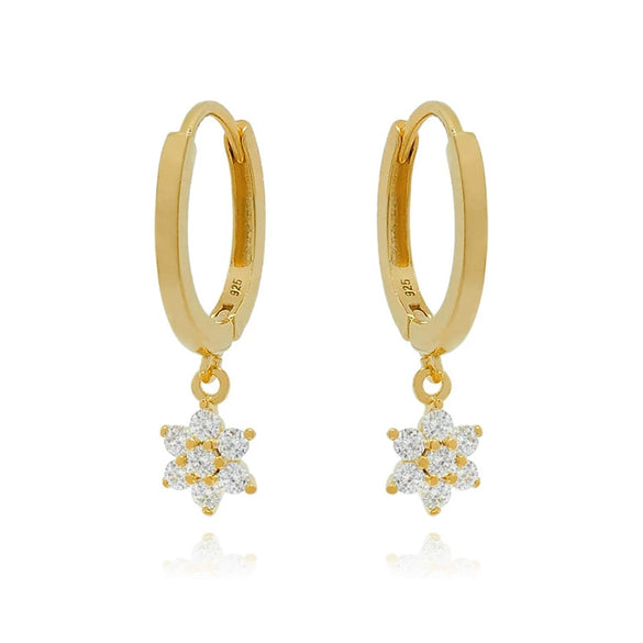 Wholesale Women's Simple Geometric Copper Inlaid Zircon Heart And Star Pattern Earrings And Ear Bone Clips