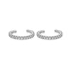 Wholesale Women's Simple Geometric Copper Plated With Real Gold Diamondencrusted Zircon Earrings Electroplated