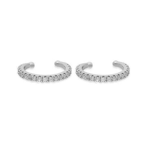 Wholesale Women's Simple Geometric Copper Plated With Real Gold Diamondencrusted Zircon Earrings Electroplated