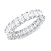 Wholesale Women's Simple Geometric Copper Ring Full Inlaid Zircon