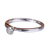 Wholesale Women's Simple Geometric Copper Ring With Electroplating