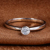 Wholesale Women's Simple Geometric Copper Ring With Electroplating