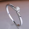 Wholesale Women's Simple Geometric Copper Ring With Electroplating