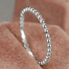 Wholesale Women's Simple Geometric Copper Ring With Inlaid Zircon