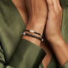 Wholesale Women's Simple Geometric Freshwater Pearl 925 Silver Electroplated Bracelet