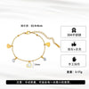 Wholesale Women's Simple Geometric Heartshaped Stainless Steel 18K Electroplated Anklet