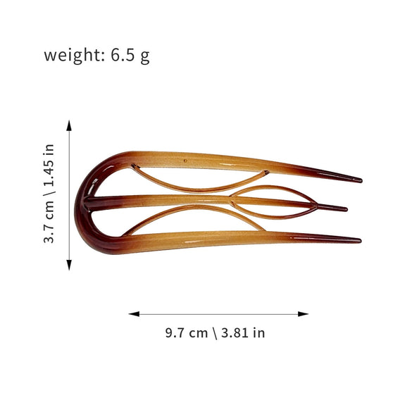 Wholesale Women's Simple Geometric Pc Ushaped Clip Hairpin With Baking Paint