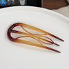 Wholesale Women's Simple Geometric Pc Ushaped Clip Hairpin With Baking Paint