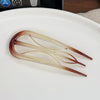 Wholesale Women's Simple Geometric Pc Ushaped Clip Hairpin With Baking Paint